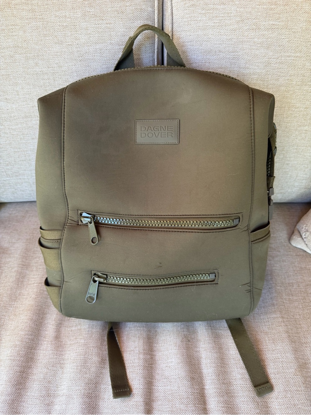 Dagne Dover Olive Green Compact Diaper Bag / Backpack